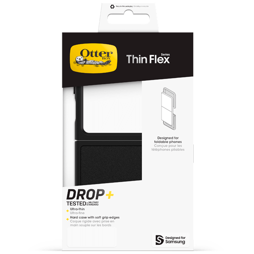 Otterbox Thin Flex PC Back Cover Preto Samsung Galaxy Z Flip 6