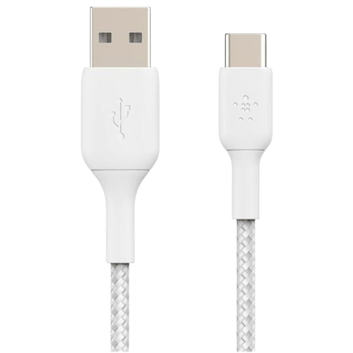Belkin Boost Charge USB-C Cabo Braided 1 Metro Branco
