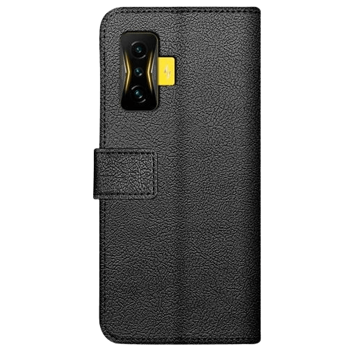 Just in Case Book Case Couro-PU Preto Poco F4 Gt