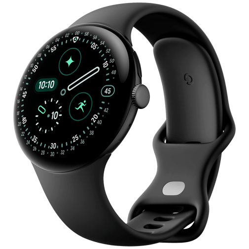 Google Pixel Watch 4 45mm Preto (Correia Preto)