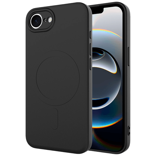 Just in Case TPU Back Cover Preto Magnético Apple iPhone 16e/17e