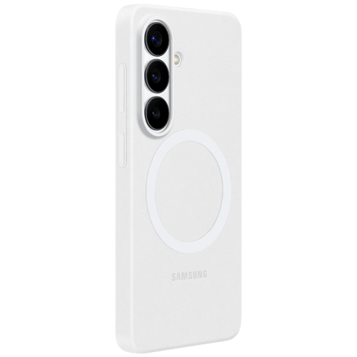 Samsung Silicone Back Cover Branco Magnético Samsung Galaxy S26+