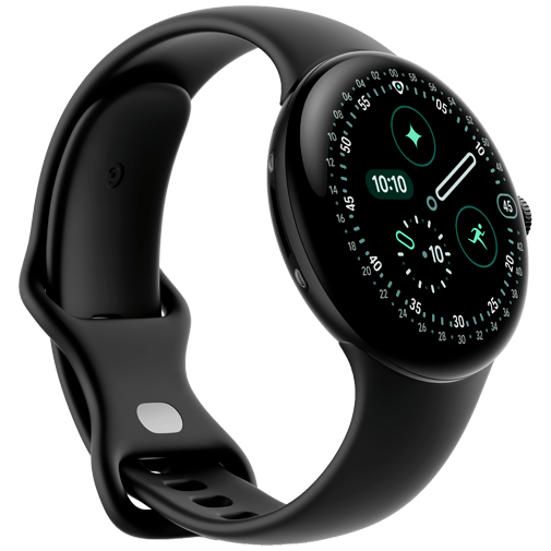 Google Pixel Watch 4 45mm Preto (Correia Preto)