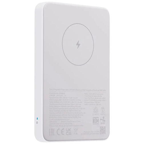 Xiaomi Power Bank Sem Fios 5.000mAh Branco