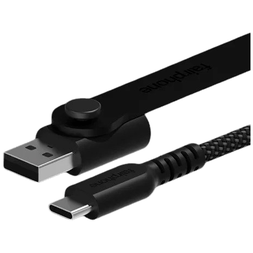 Fairphone Long Life USB-C Cabo 1 Metro Preto