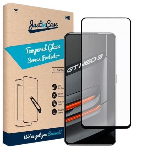 Just in Case Protector de Ecrã de Vidro Temperado Edge to Edge Realme GT Neo 3
