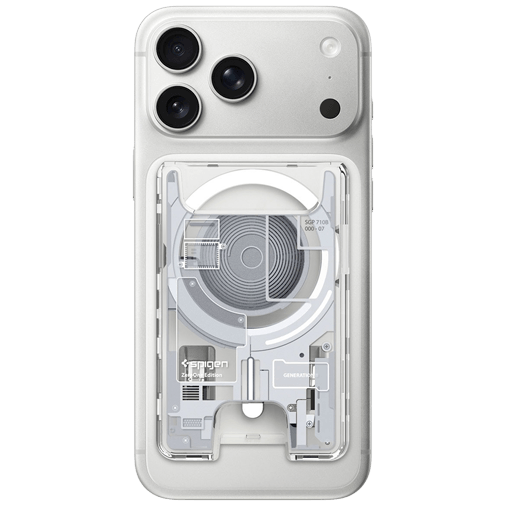 Spigen Ultra Hybrid Zero One Magnético Titular Do Cartão Branco Apple iPhone