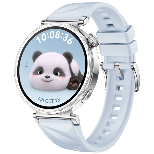 Huawei Watch GT 5 41mm Prata (Bracelete De Borracha Azul)