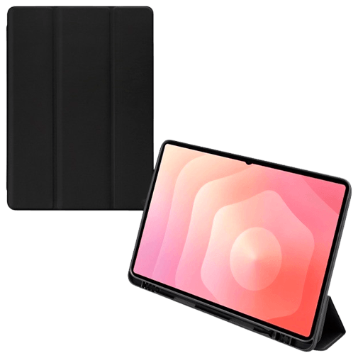 Mobilize Solid Folio PU-Couro Book Capa Preto Samsung Galaxy Tab S11 Ultra