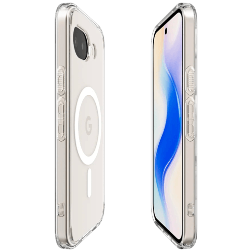 Spigen Ultra Hybrid MagFit Back Cover Transparente/Branco Google Pixel 10a