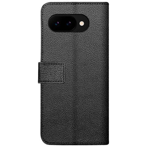 Just in Case Pu-Couro Book Capa Preto Google Pixel 9a