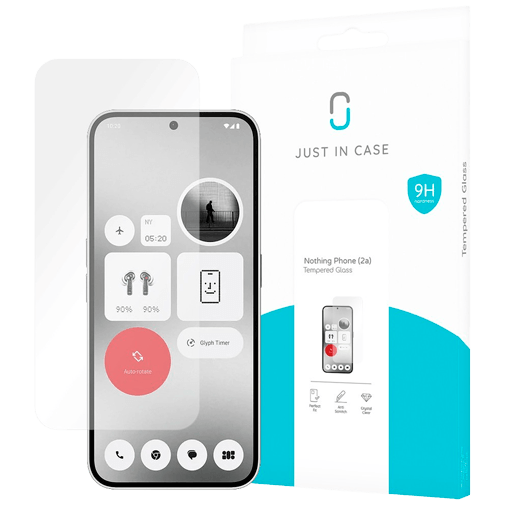 Just in Case Protector De Ecrã Transparente De Vidro Temperado Nothing Phone (2a)/Phone (2a) Plus