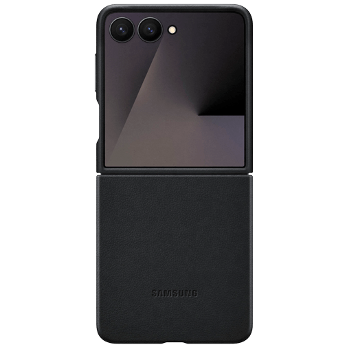 Samsung Kindsuit PU-Couro Back Cover Preto Samsung Galaxy Z Flip 7
