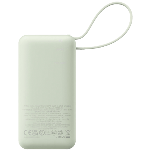Anker 545 Nano Power Bank 10.000mAh Verde