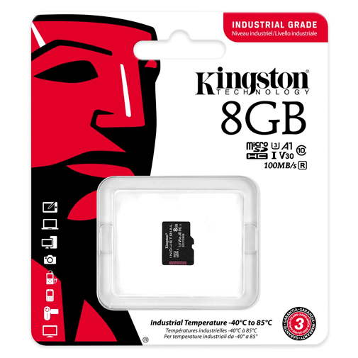 Kingston Industrial 8GB MicroSDHC