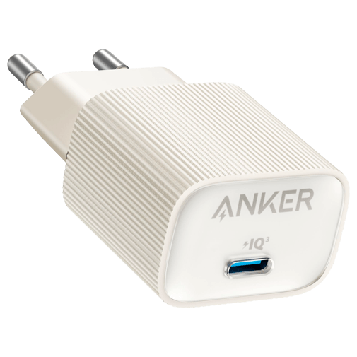 Anker Nano 4 USB-C Carregador Rápido 30W Bege