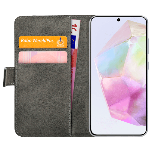 Mobilize Pu-Couro Book Capa Preto Samsung Galaxy A35