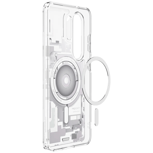 Spigen Ultra Hybrid MagFit Zero One TPU Back Cover Branco Samsung Galaxy S26 Ultra