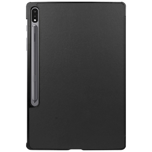 Just in Case Smart Tri-Fold PU-Couro Book Capa Preto Samsung Galaxy Tab S9/S9 FE/S10 FE/S10 Lite