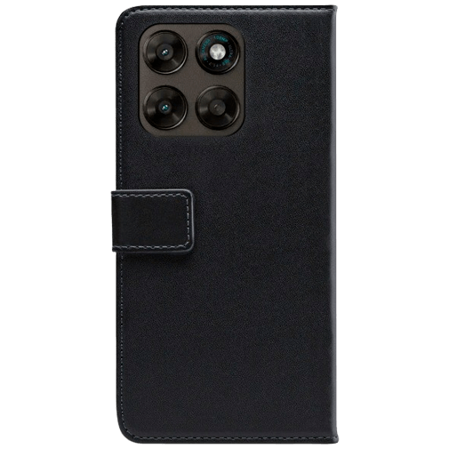 Mobilize PU-Couro Book Capa Preto Motorola Moto G67/G77