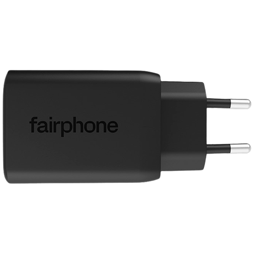 Fairphone Dual USB-C + USB Carregador Rápido 65W Preto