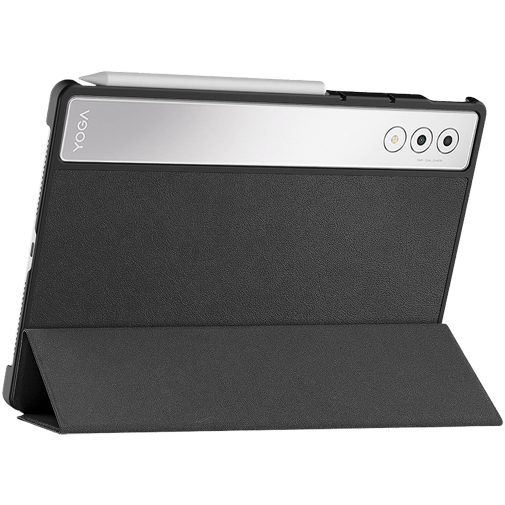 Just in Case PU-Couro Book Capa Preto Lenovo Yoga Tab Plus