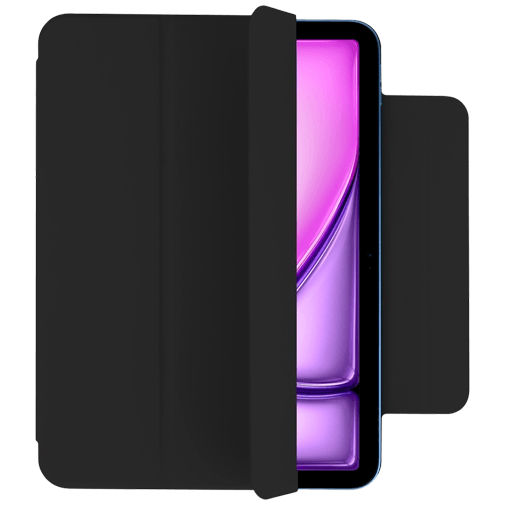 Just in Case Sleek Tri-Fold Capa Preto Magnético Apple iPad Air 2024/2025/2026 11
