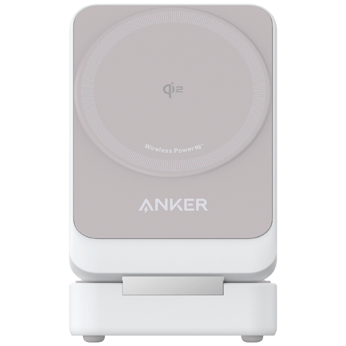Anker MagGo 3-In-1 Foldable Carregador Sem Fios 15W Branco