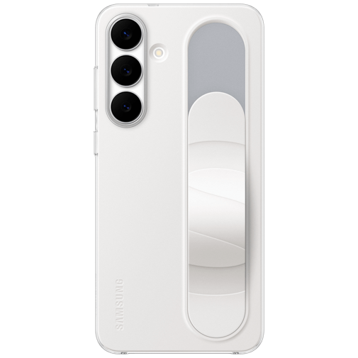 Samsung Standing Grip Silicone Back Cover Branco Samsung Galaxy S25 FE