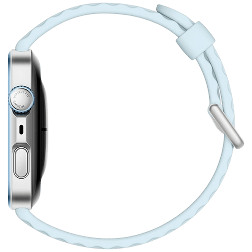 Huawei Watch Fit 4 Pro Prata (Bracelete De Borracha Azul)