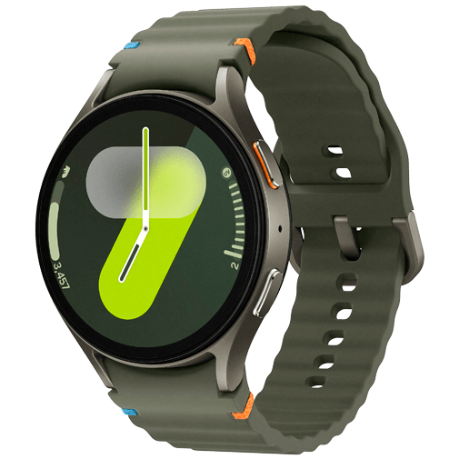 Samsung Galaxy Watch 7 4G 44mm Verde (Bracelete De Borracha Verde)