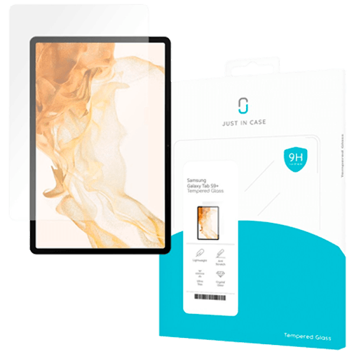 Just in Case Protector De Ecrã Transparente De Vidro Temperado Samsung Galaxy Tab S9+/S9 FE+/S10+