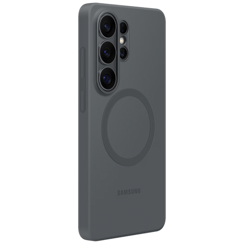 Samsung Silicone Back Cover Preto Magnético Samsung Galaxy S26 Ultra