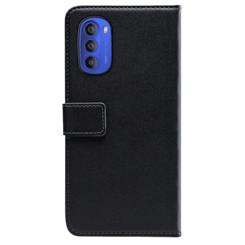 Mobilize Book Case Couro-PU Preto Motorola Moto G51