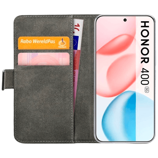 Mobilize PU-Couro Book Capa Preto Honor 400