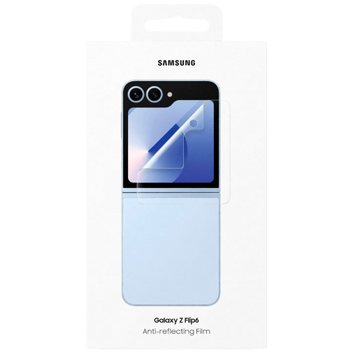 Samsung Protector De Ecrã Transparente De Plástico Samsung Galaxy Z Flip 6 2-Pack