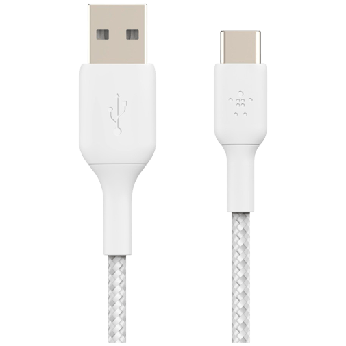 Belkin Boost Charge USB-C Cabo Braided 2 Metros Branco