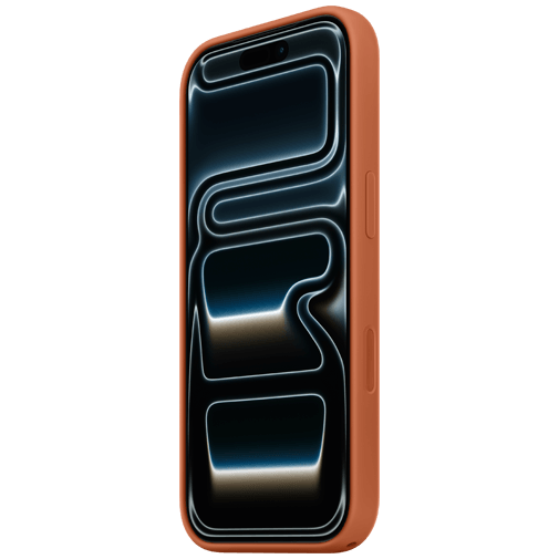 Apple Silicone Back Cover Castanho MagSafe Apple iPhone 17 Pro
