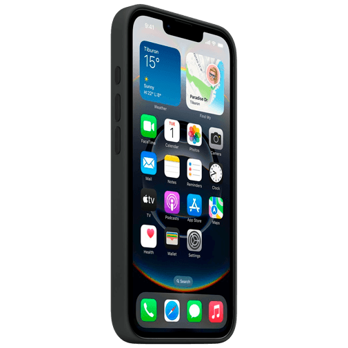 Apple Silicone Back Cover Preto Apple iPhone 16e