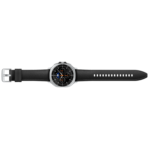 Samsung Galaxy Watch 8 Classic Prata (Correia Preto)