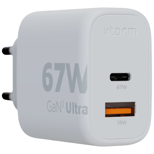 Xtorm Gan2 Ultra USB USB-C Carregador Rápido 67W Branco