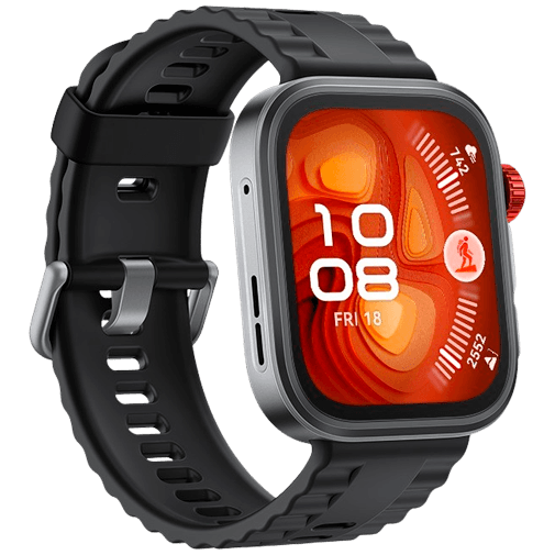 Huawei Watch Fit 4 Pro Cinzento (Bracelete De Borracha Preta)