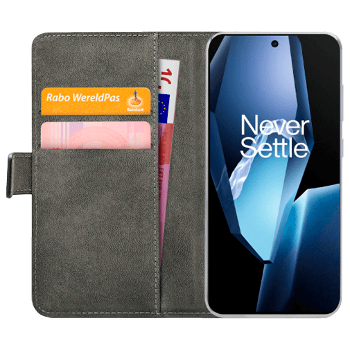 Mobilize Pu-Couro Book Capa Preto OnePlus 13R