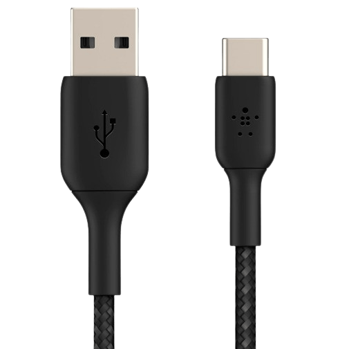 Belkin Boost Charge USB-C Cabo Braided 2 Metros Preto