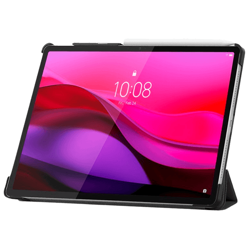 Just in Case PU-Couro Book Capa Preto Lenovo Yoga Tab Plus