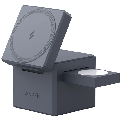 Anker 3-In-1 Cube Carregador Rápido Sem Fios 15W Cinzento