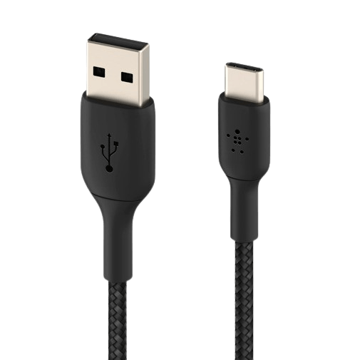 Belkin Boost Charge USB-C Cabo Braided 2 Metros Preto