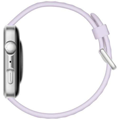 Huawei Watch Fit 4 Prata (Paarse Bracelete De Borracha)