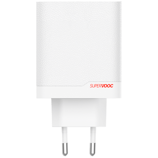OnePlus SuperVOOC USB-C + USB-A Carregador Rápido 120W Branco