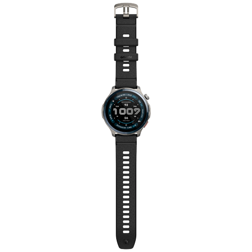 Amazfit Balance 2 Prata (Correia De Silicone Preta)